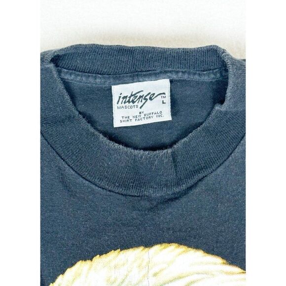 Vintage 1991 Anheuser Busch Beer T-Shirt Large Black Eagle Single Stitch - Picture 6 of 9